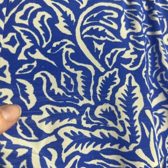 Warm Garden Dress Silk Shift Mini Dress - Picture 8 of 9